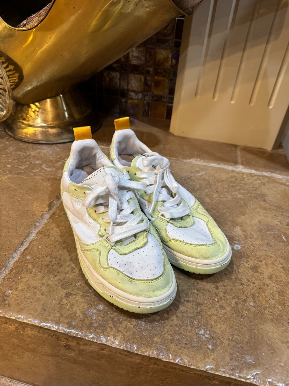 White and Light Green Oncepts